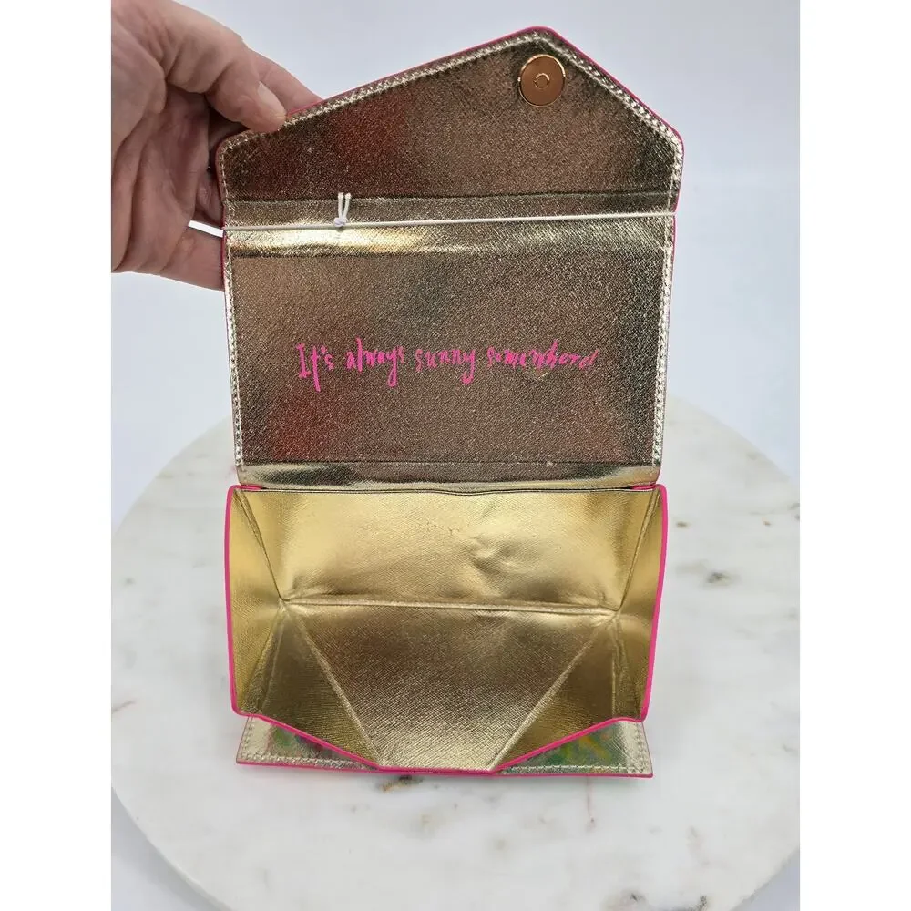 Lilly‎ Pulitzer Fairycore It's Always Sunny Somewhere Collapsible Sunglass Case